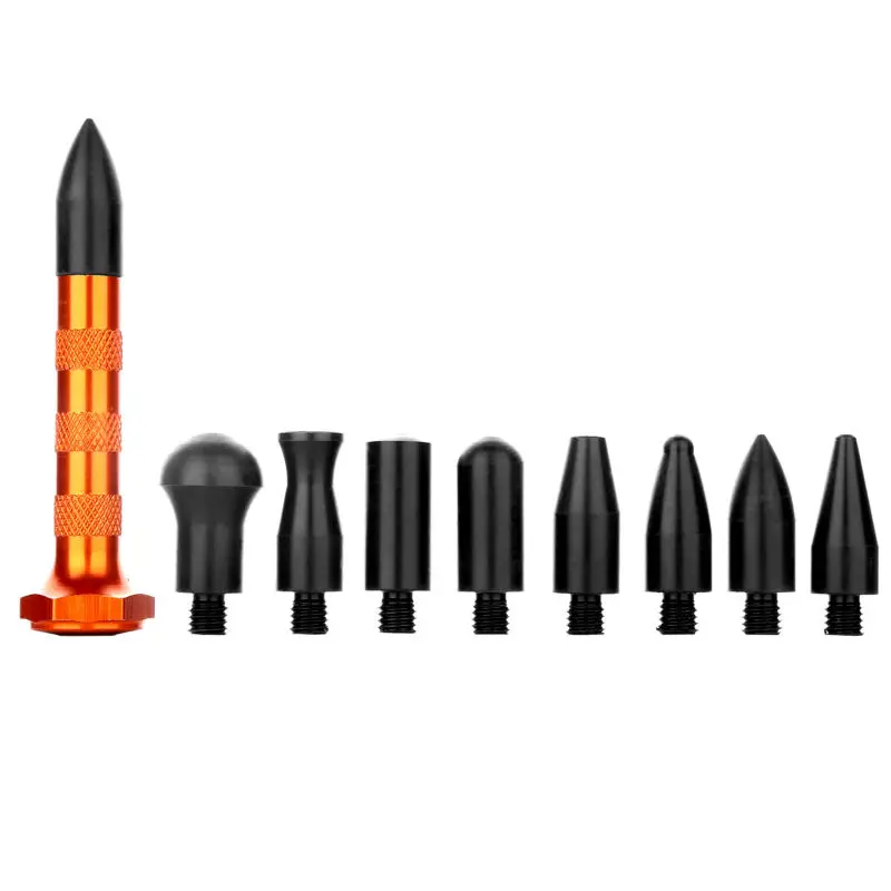 Car Repair tool Knock Down Tools Tap Down Pen With 9 Heads Hand Tool Set For Paintless Hail Removal Car Dent Remover Ferramentas
Car Repair tool Knock Down Tools Tap Down Pen With 9 Heads Hand Tool Set For Paintless Hail Removal Car Dent Remover Ferramentas