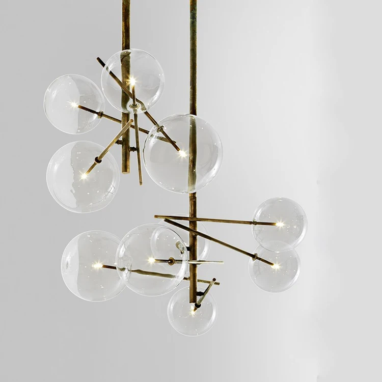 Creative personality Milan design 6 heads Replicas Bolle lamp G4 LED glass ball pendant lamp for Living room Restaurant Bar
Creative personality Milan design 6 heads Replicas Bolle lamp G4 LED glass ball pendant lamp for Living room Restaurant Bar