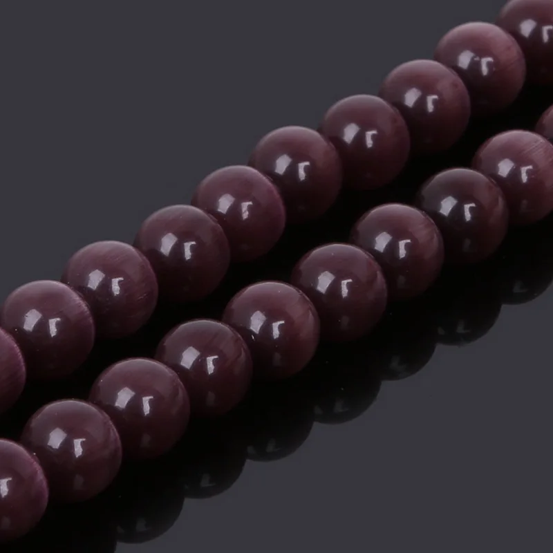Wholesale A Grade 15"-16"/strand Purple Round Cat Eye Loose Spacer Stone Beads For DIY Jewelry Pick Size 4/6/8/10MM Making
Wholesale A Grade 15"-16"/strand Purple Round Cat Eye Loose Spacer Stone Beads For DIY Jewelry Pick Size 4/6/8/10MM Making
