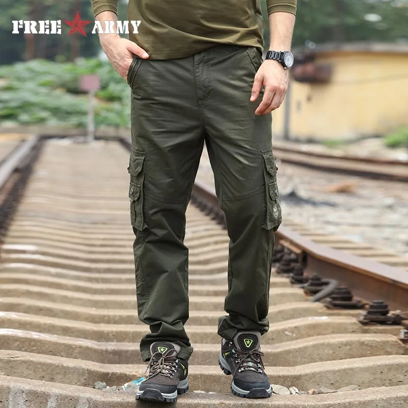 Free Army Brand Fashion Mens Pants Safari Style Military Trousers Casual Pockets Solid Sweatpants Cargo Pants Male Plus Size 42
Free Army Brand Fashion Mens Pants Safari Style Military Trousers Casual Pockets Solid Sweatpants Cargo Pants Male Plus Size 42