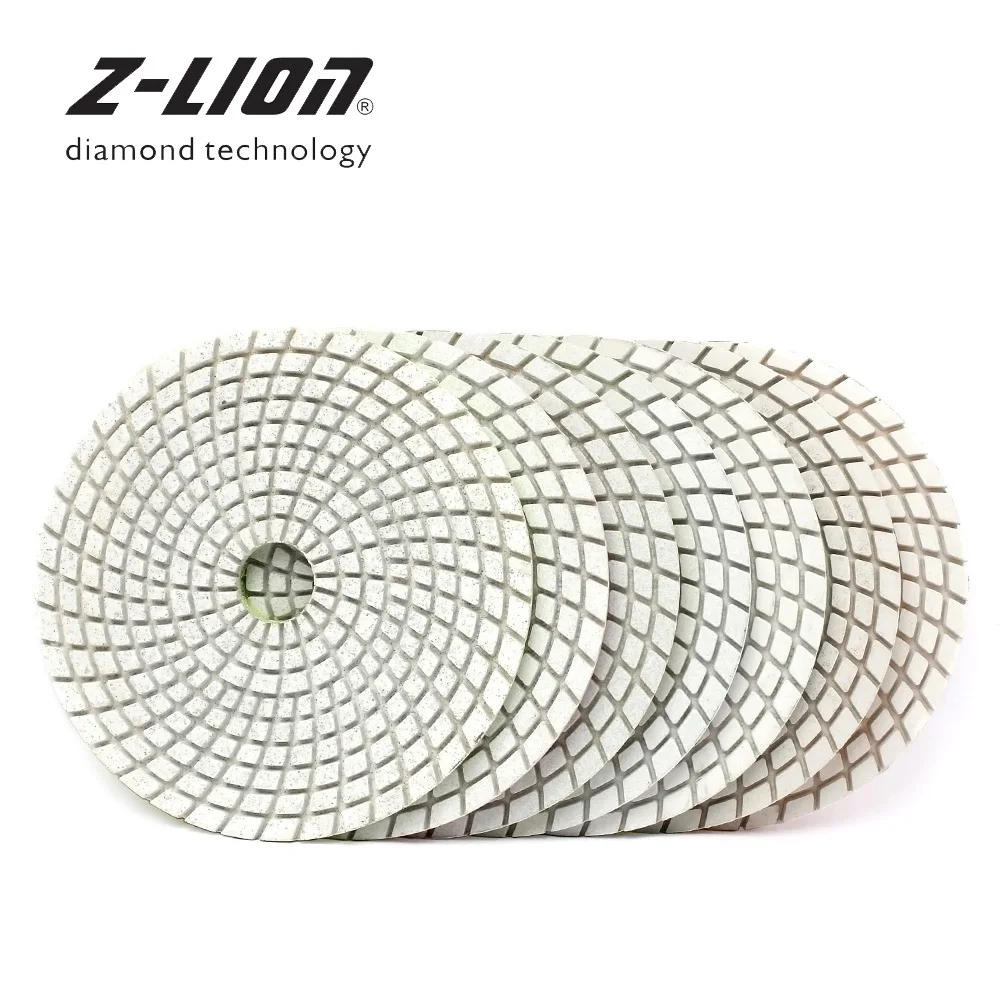 Z-LEAP 7pcs/Set 5inch Diamond Polishing Pads Wet Use 3 Mm Thickness Top Quality Polishing Wheel For Marble White Stone Grinding
Z-LEAP 7pcs/Set 5inch Diamond Polishing Pads Wet Use 3 Mm Thickness Top Quality Polishing Wheel For Marble White Stone Grinding