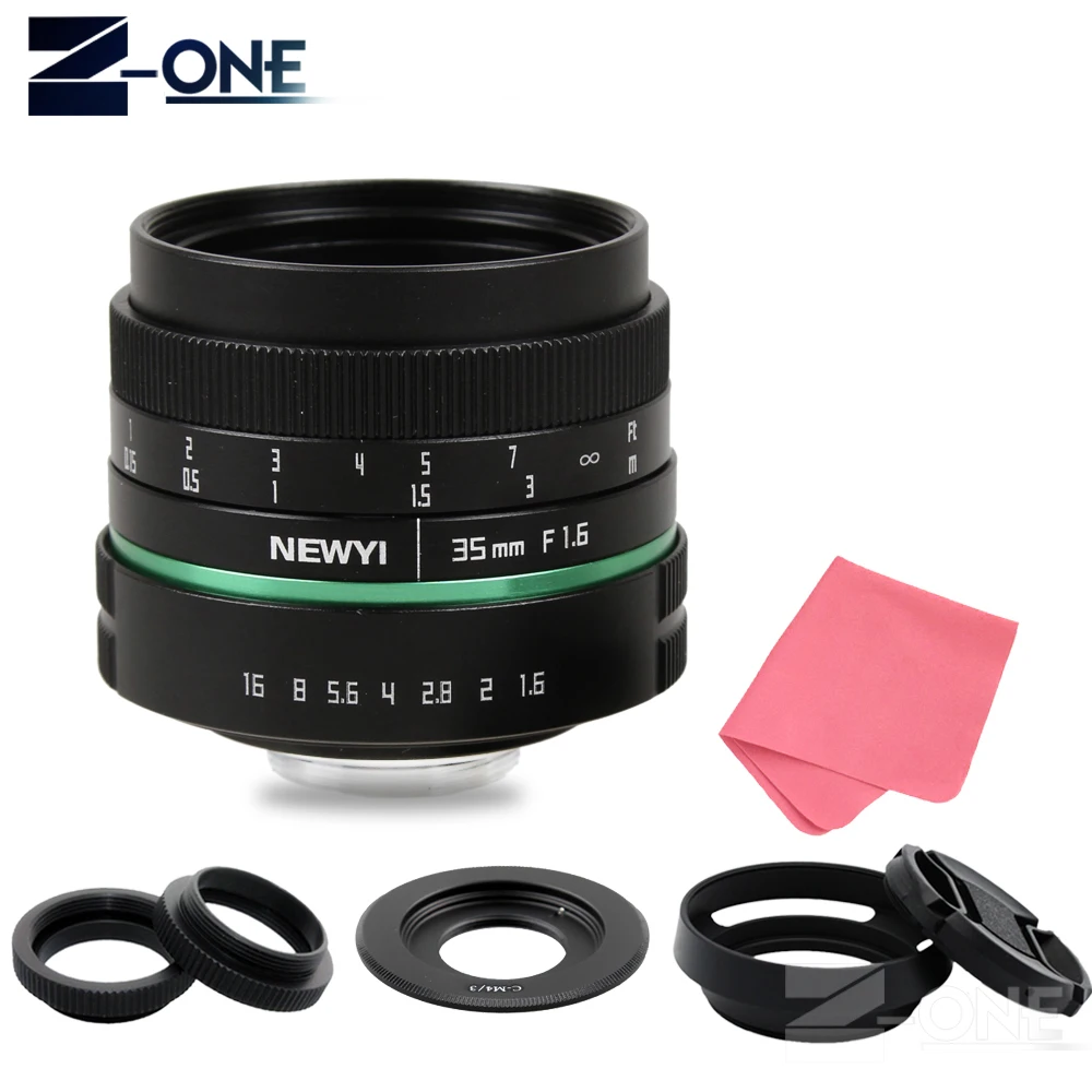 NEWYI 35mm f1.6 APS-C CCTV TV Movie Lens+C Mount for Olympus Panasonic Micro 4/3 M4/3 G7 G10 GH3 G85 GX85 GX7 GF6 OM-D
NEWYI 35mm f1.6 APS-C CCTV TV Movie Lens+C Mount for Olympus Panasonic Micro 4/3 M4/3 G7 G10 GH3 G85 GX85 GX7 GF6 OM-D