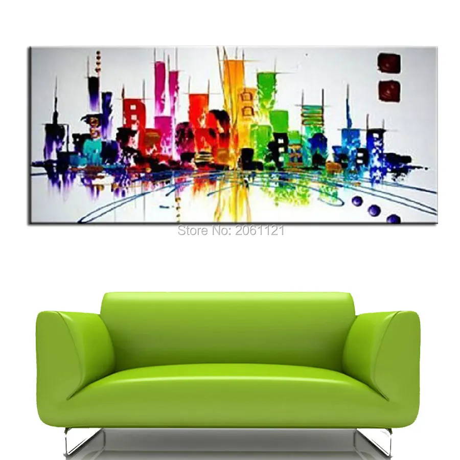 Fashion city painting hand color modern abstract canvas oil painting metropolis city landscape large Sofa backdrop decorations
Fashion city painting hand color modern abstract canvas oil painting metropolis city landscape large Sofa backdrop decorations