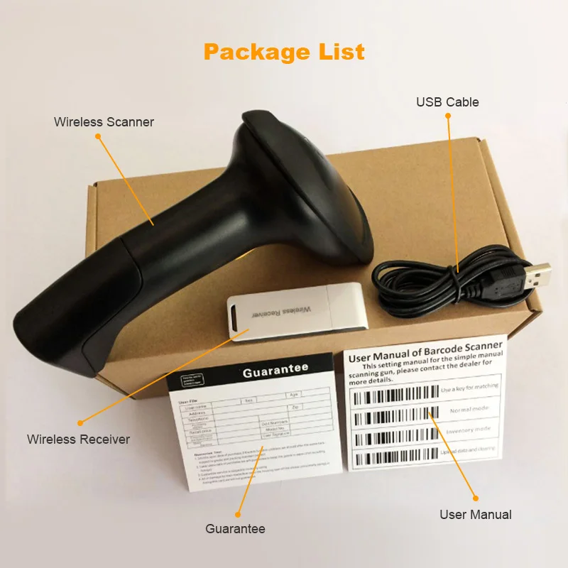 433Mhz Wireless Barcode Scanner Cordless Handheld 1D 2D QR Bar Code Reader USB Receiver scanner for Supermarket Library Express
433Mhz Wireless Barcode Scanner Cordless Handheld 1D 2D QR Bar Code Reader USB Receiver scanner for Supermarket Library Express