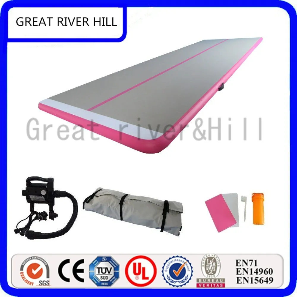 Great river hill gym mat inflatable air track waterproof mat grey&pink 7m x 1.8m x 10cm
Great river hill gym mat inflatable air track waterproof mat grey&pink 7m x 1.8m x 10cm