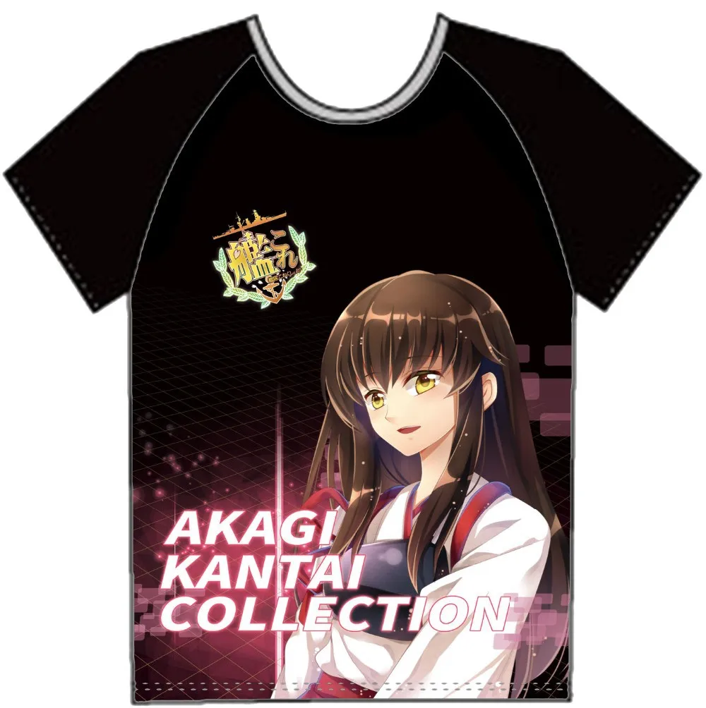 GAME Kantai collection Japanese Summer style T-Shirt Akagi Kawaii Anime T shirt Fashion Men Women Casual Short Sleeve shirt Tops
GAME Kantai collection Japanese Summer style T-Shirt Akagi Kawaii Anime T shirt Fashion Men Women Casual Short Sleeve shirt Tops