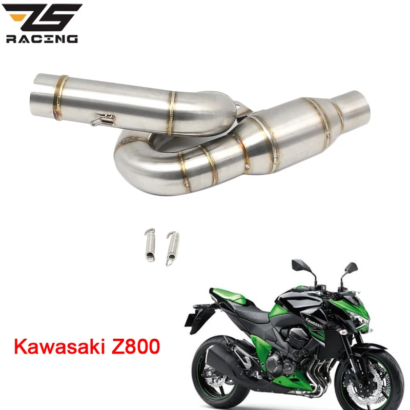 ZS Racing Motorcycle Exhaust Muffler Middle Link Pipe Stainless Steel Slip On Escape For Kawasaki Z800 2013-2016
ZS Racing Motorcycle Exhaust Muffler Middle Link Pipe Stainless Steel Slip On Escape For Kawasaki Z800 2013-2016