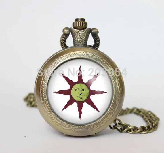 New Dark Souls Solaire of Astora Sun symbol Yaranaika pocket watches 12pcs/lot mens glass locket necklace steampunk vintage 2017
New Dark Souls Solaire of Astora Sun symbol Yaranaika pocket watches 12pcs/lot mens glass locket necklace steampunk vintage 2017
