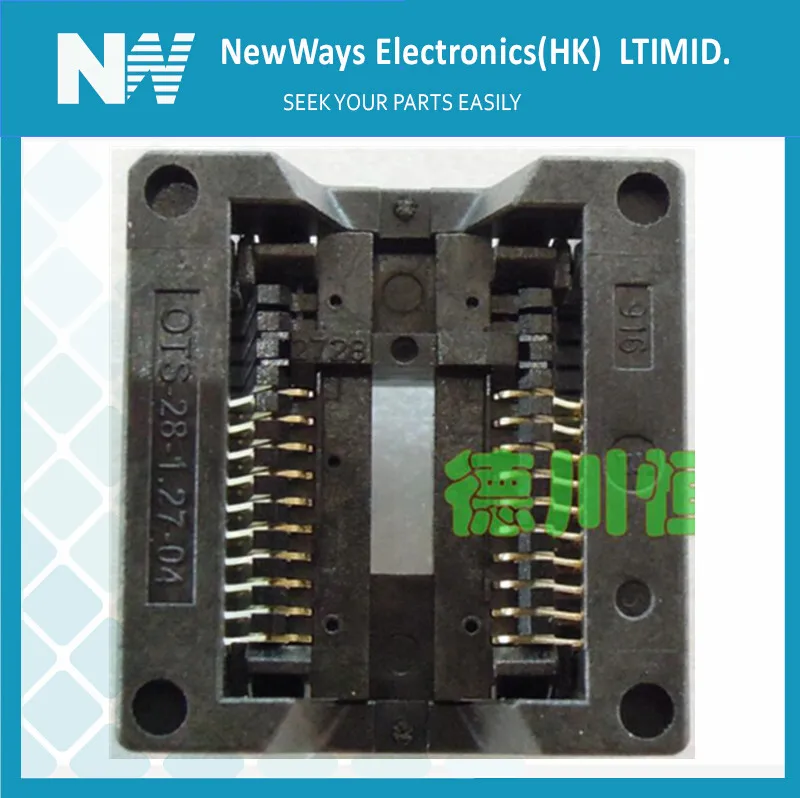 Ic Socket Sop28 To Dip28 Sop20 To Dip20 300Mil Thinkforwards Ots-28-1.27-04 Programmer Adapter
Ic Socket Sop28 To Dip28 Sop20 To Dip20 300Mil Thinkforwards Ots-28-1.27-04 Programmer Adapter