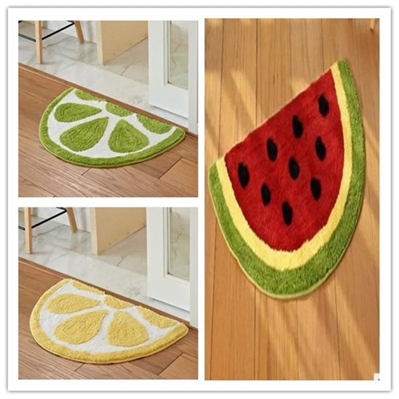 Creative Carpet kids Semi-circle Lemon Watermelon Superfine Fiber mat Bathroom Water Absorption Anti-skid Door blanket rug CL413
Creative Carpet kids Semi-circle Lemon Watermelon Superfine Fiber mat Bathroom Water Absorption Anti-skid Door blanket rug CL413