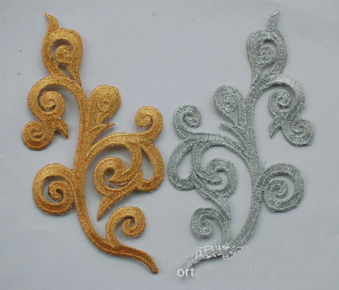 20Pairs Gold Silver Red Embroidery Cloth Stickers Iron On Patch Bandanna Stage Costume COS Patches Headwear Diy Appliques 18*9cm
20Pairs Gold Silver Red Embroidery Cloth Stickers Iron On Patch Bandanna Stage Costume COS Patches Headwear Diy Appliques 18*9cm