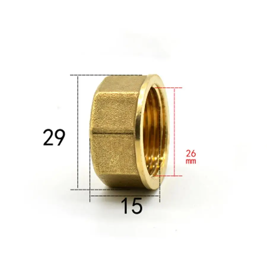 3/4" BSP Female Pipe Hex Head Brass End Cap Plug Fitting Coupler Connector Water Gas Oil
3/4" BSP Female Pipe Hex Head Brass End Cap Plug Fitting Coupler Connector Water Gas Oil