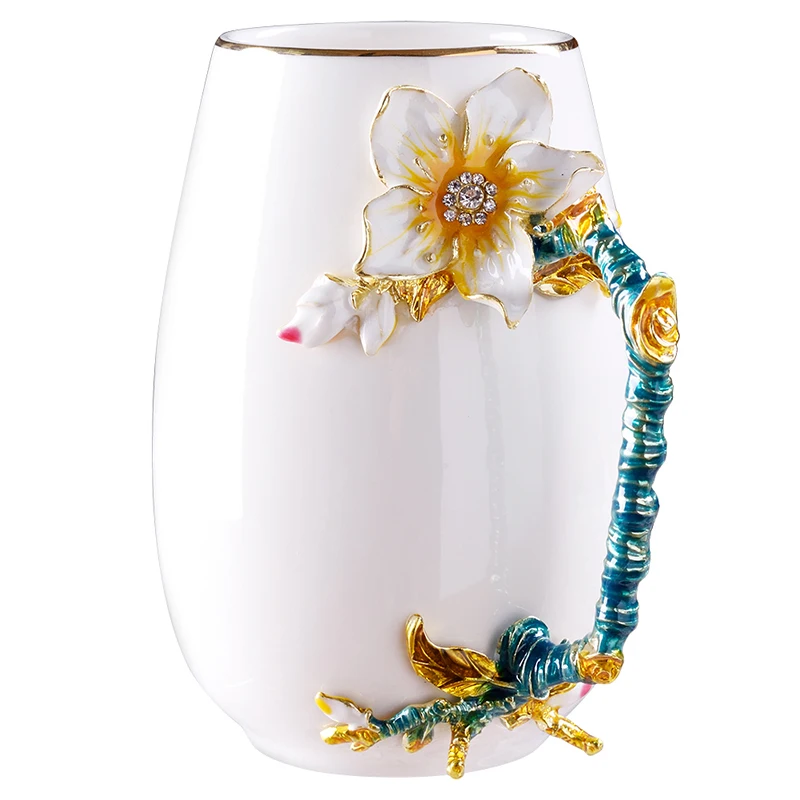 Europe Creative Novelty Enamel Coffee Cup Mug Flower Tea ceramics Cups for Hot and Cold Drinks Milk Alloy Handgrip Cups and Mugs
Europe Creative Novelty Enamel Coffee Cup Mug Flower Tea ceramics Cups for Hot and Cold Drinks Milk Alloy Handgrip Cups and Mugs
