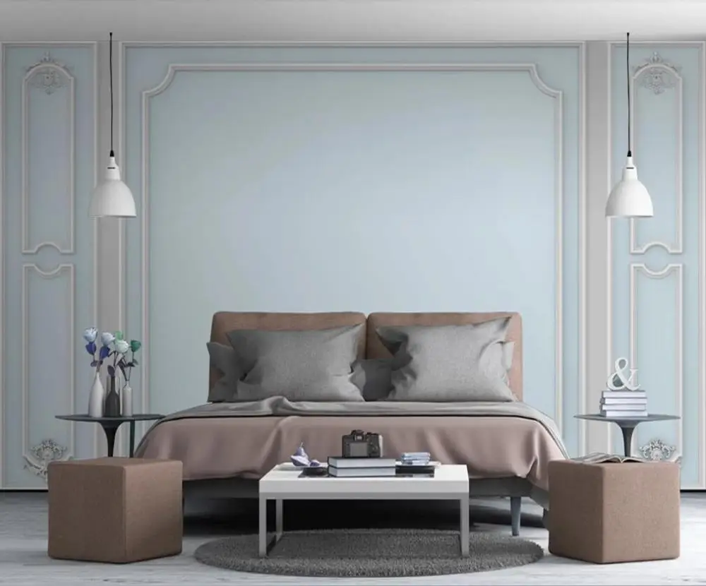 Customized large-scale 3D mural wallpaper 3D simple European blue plaster decoration square grid TV background wall
Customized large-scale 3D mural wallpaper 3D simple European blue plaster decoration square grid TV background wall