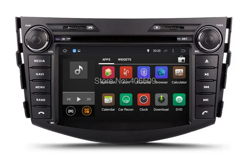 Android 8 0 автомобильный dvd плеер для Toyota RAV4 2006 2012 с GPS навигацией Радио BT USB MP3 WIFI Аудио
