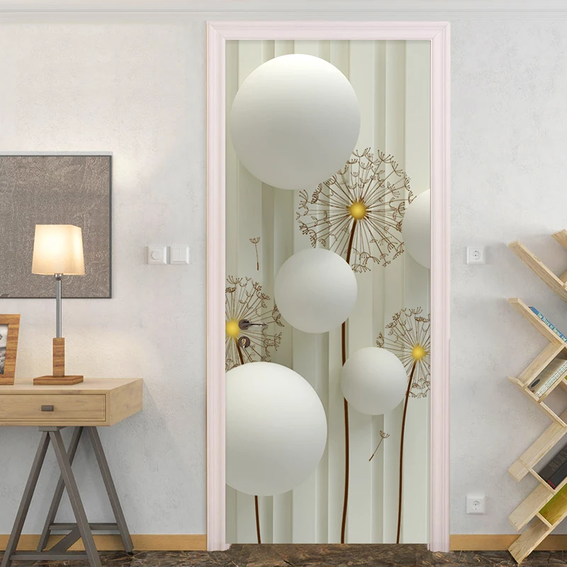 3D Stereo Ball Dandelion Door Sticker Modern Living Room Bedroom Art Wallpaper PVC Self-Adhesive Waterproof Door Decals 3D Mural
3D Stereo Ball Dandelion Door Sticker Modern Living Room Bedroom Art Wallpaper PVC Self-Adhesive Waterproof Door Decals 3D Mural