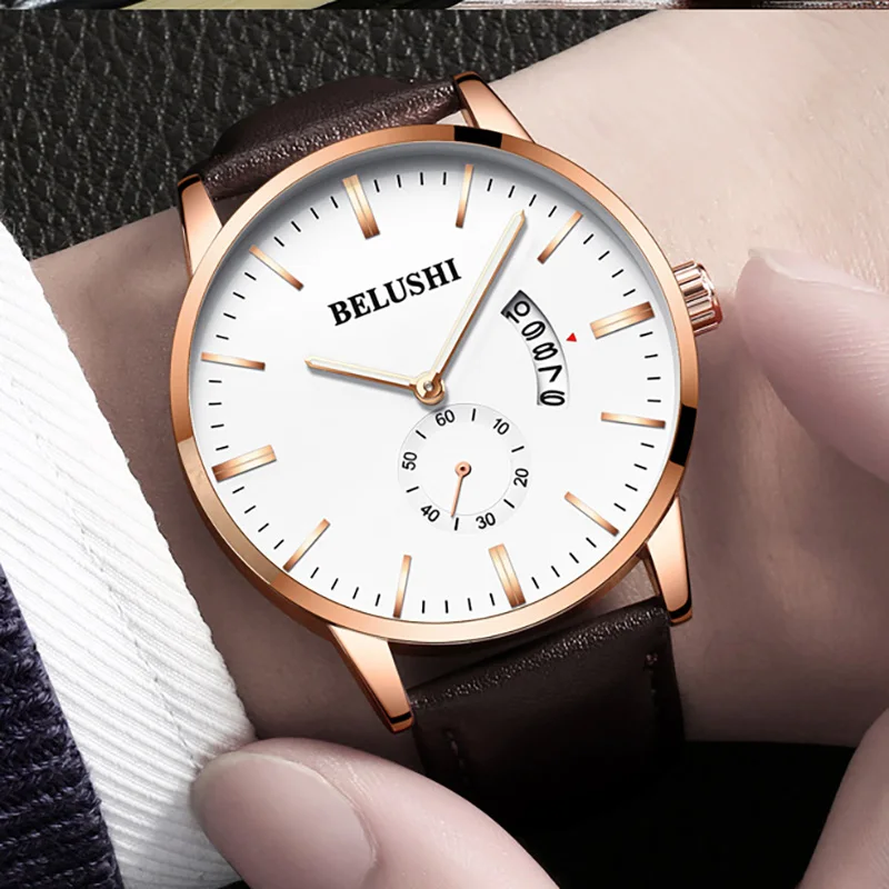 BELUSHI 2019 Men Watches Brand Luxury Steel Strap Waterproof Luminous Quartz Watch Fashion Auto Date Men Clock Relogio Masculino
BELUSHI 2019 Men Watches Brand Luxury Steel Strap Waterproof Luminous Quartz Watch Fashion Auto Date Men Clock Relogio Masculino