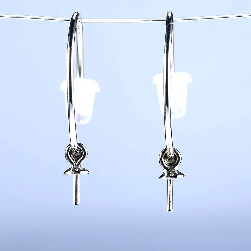 10pcs/lot 4-6mm Pearl or Round Bead Semi Mount Earrings 925 Sterling Silver Fine Jewelry Setting Women
10pcs/lot 4-6mm Pearl or Round Bead Semi Mount Earrings 925 Sterling Silver Fine Jewelry Setting Women