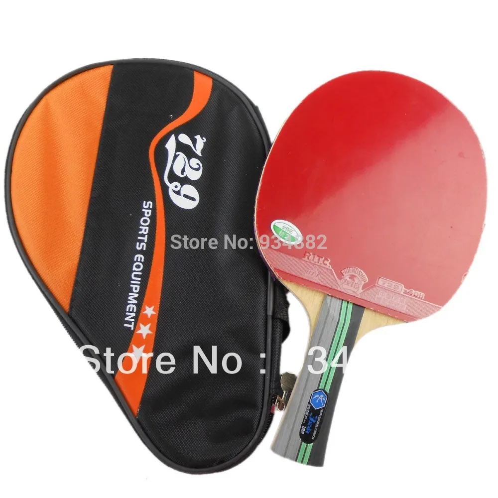 729 3Star (3 Star, 3-Star) Pips-In Table Tennis (Ping Pong) Racket + a Paddle Bag Shakehand long handle FL
729 3Star (3 Star, 3-Star) Pips-In Table Tennis (Ping Pong) Racket + a Paddle Bag Shakehand long handle FL