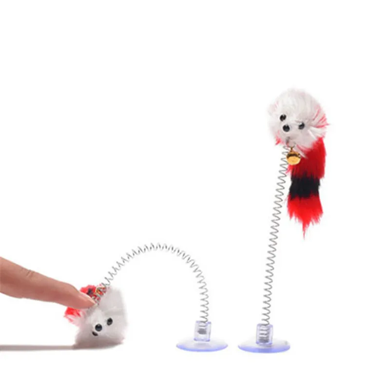 Кошка Собака тизер плюшевая мышь колокольчик интерактивная игрушка ПЭТ