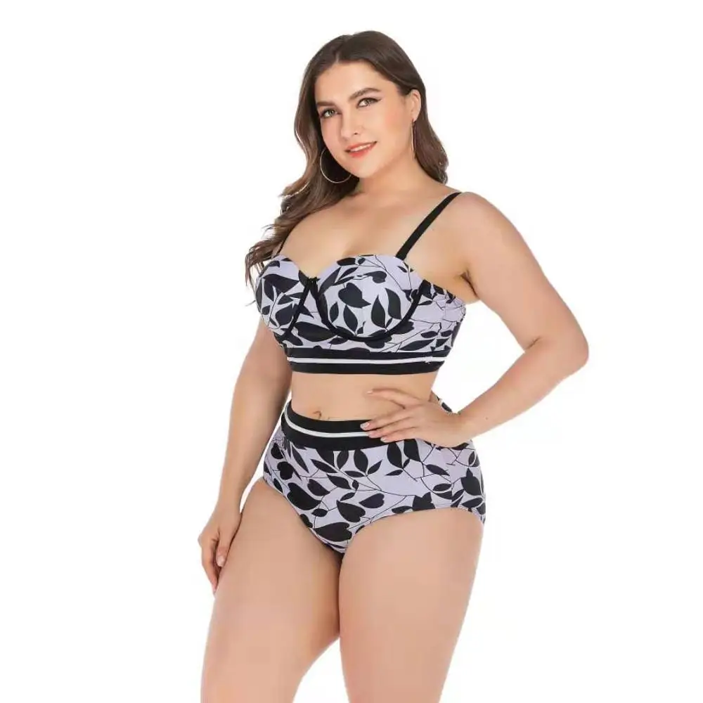 Sexy Bikinis 2019 solid color leaf print Swimsuit Backless Female Swimsuit Women Plus Size Swimwear Beach Bikini Biquini
Sexy Bikinis 2019 solid color leaf print Swimsuit Backless Female Swimsuit Women Plus Size Swimwear Beach Bikini Biquini