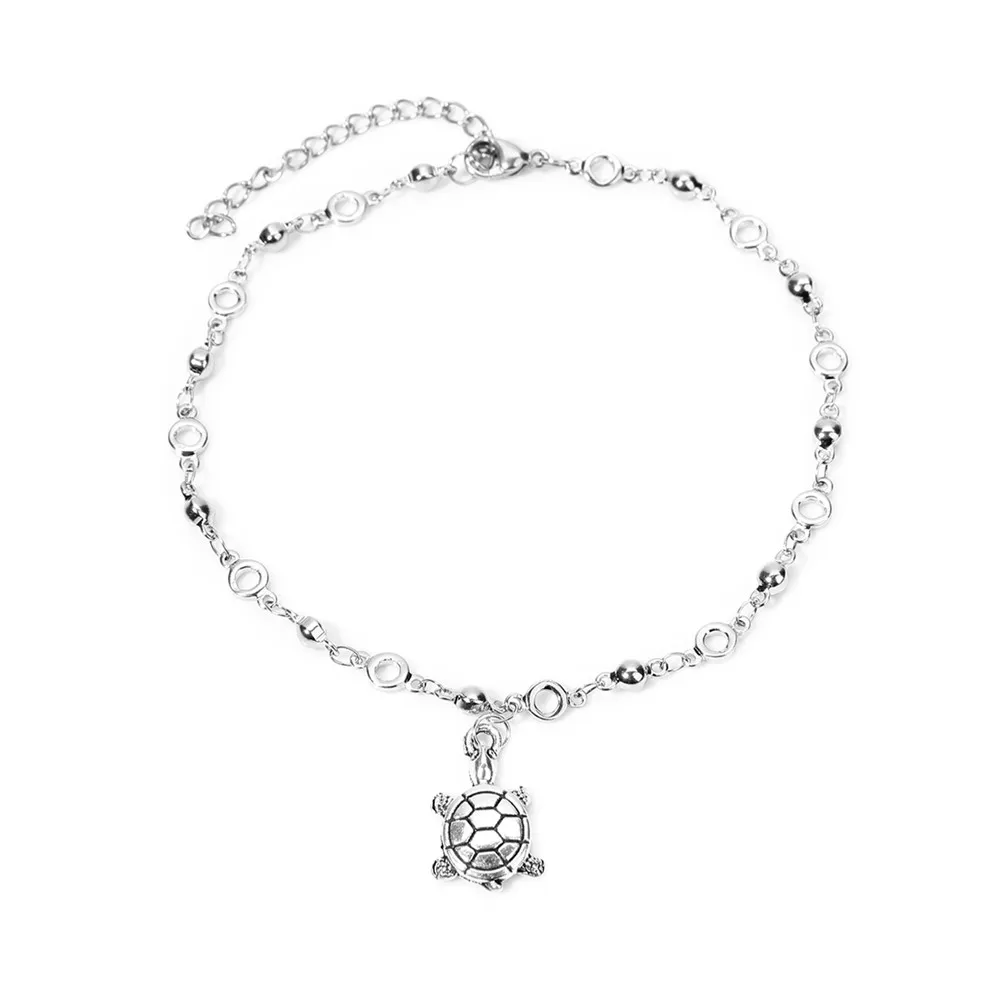 SAUVOO модные женские туфли Jewelry сплав черепаха подвесные ножные браслеты