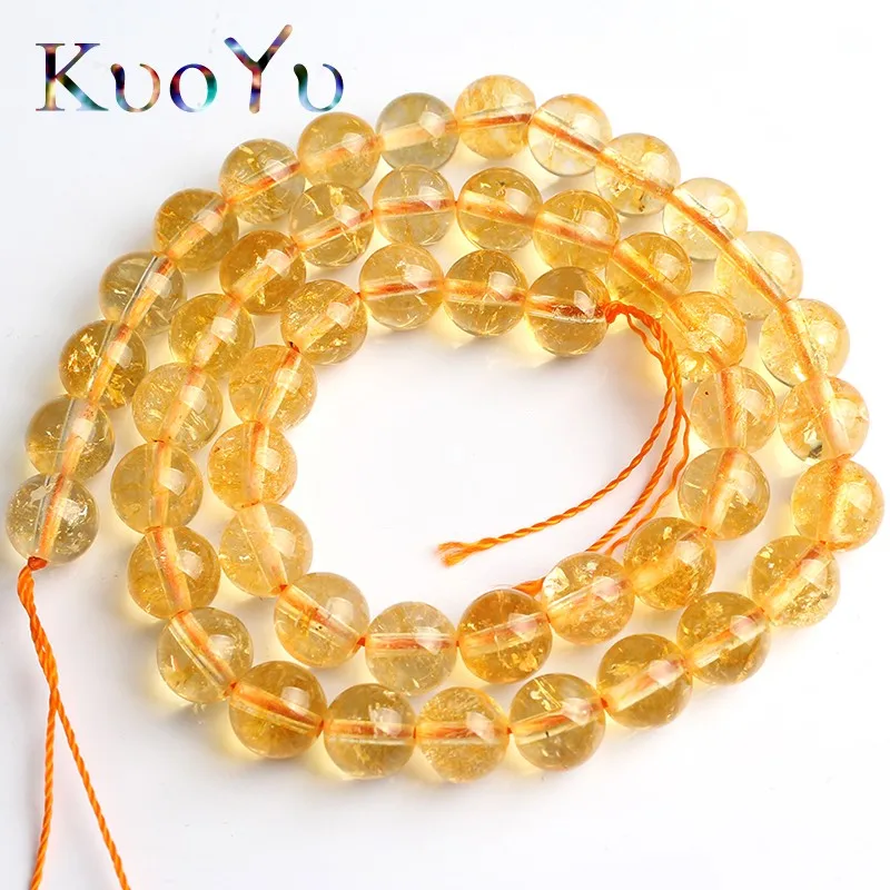 Natural Yellow Crystal Citrines Quartz Beads Round Loose Spacer Beads For DIY Making Bracelet Necklace Jewelry 15'' 4/6/8/10mm
Natural Yellow Crystal Citrines Quartz Beads Round Loose Spacer Beads For DIY Making Bracelet Necklace Jewelry 15'' 4/6/8/10mm