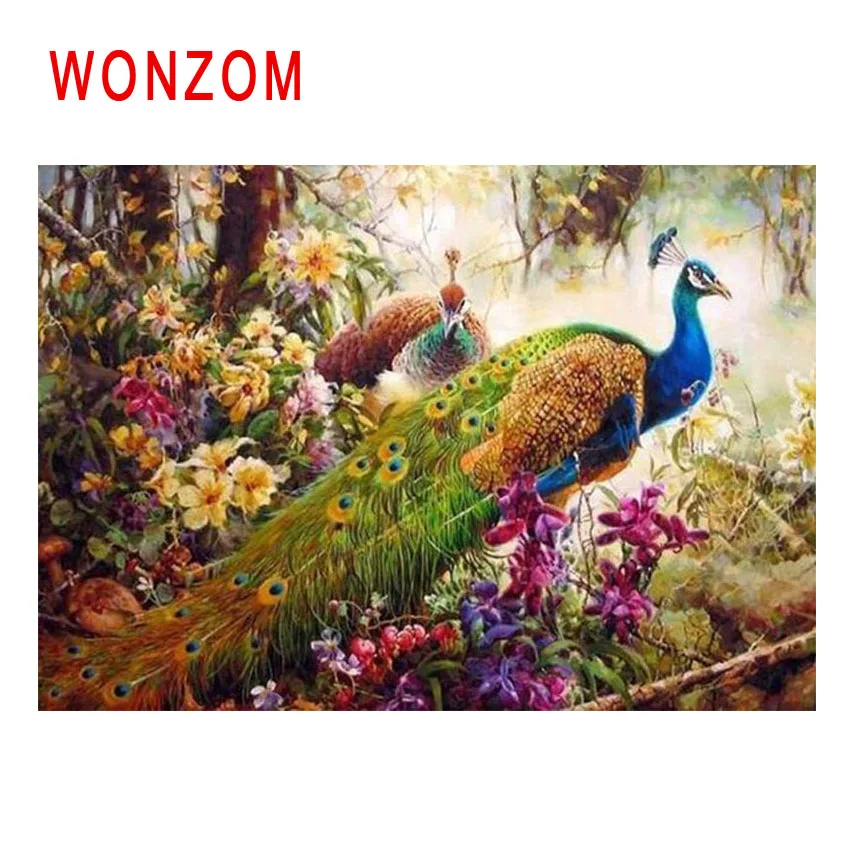 WONZOM Forest Painting By Numbers Abstract Animal Oil Painting Peacock Cuadros Decoracion Acrylic Paint On Canvas Modern Art
WONZOM Forest Painting By Numbers Abstract Animal Oil Painting Peacock Cuadros Decoracion Acrylic Paint On Canvas Modern Art