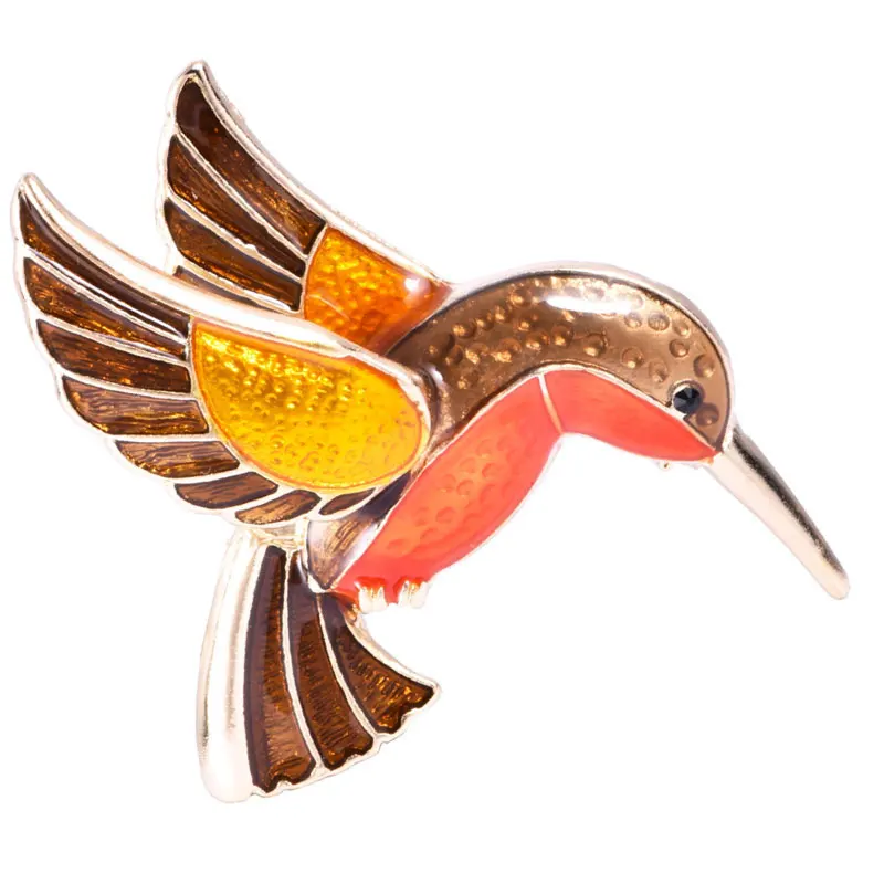 Premium quality vintage Drip color edhumming bird brooch Bird Modelling Corsage Hand Dripping Hummingbird Brooches Accessories
Premium quality vintage Drip color edhumming bird brooch Bird Modelling Corsage Hand Dripping Hummingbird Brooches Accessories