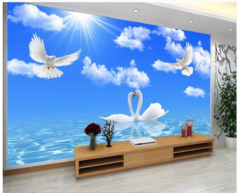3D wall murals wallpaper custom picture mural wall Landscape wallpaper Blue sky and white clouds Wall decor 3d living room decor
3D wall murals wallpaper custom picture mural wall Landscape wallpaper Blue sky and white clouds Wall decor 3d living room decor