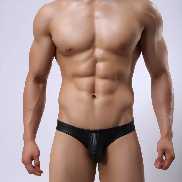 Sexy Gay Underwear Men Black Leather Briefs Shorts Man Breathable Low Waist U Convex Pouch Underpants Cueca calzoncillo S-L
Sexy Gay Underwear Men Black Leather Briefs Shorts Man Breathable Low Waist U Convex Pouch Underpants Cueca calzoncillo S-L