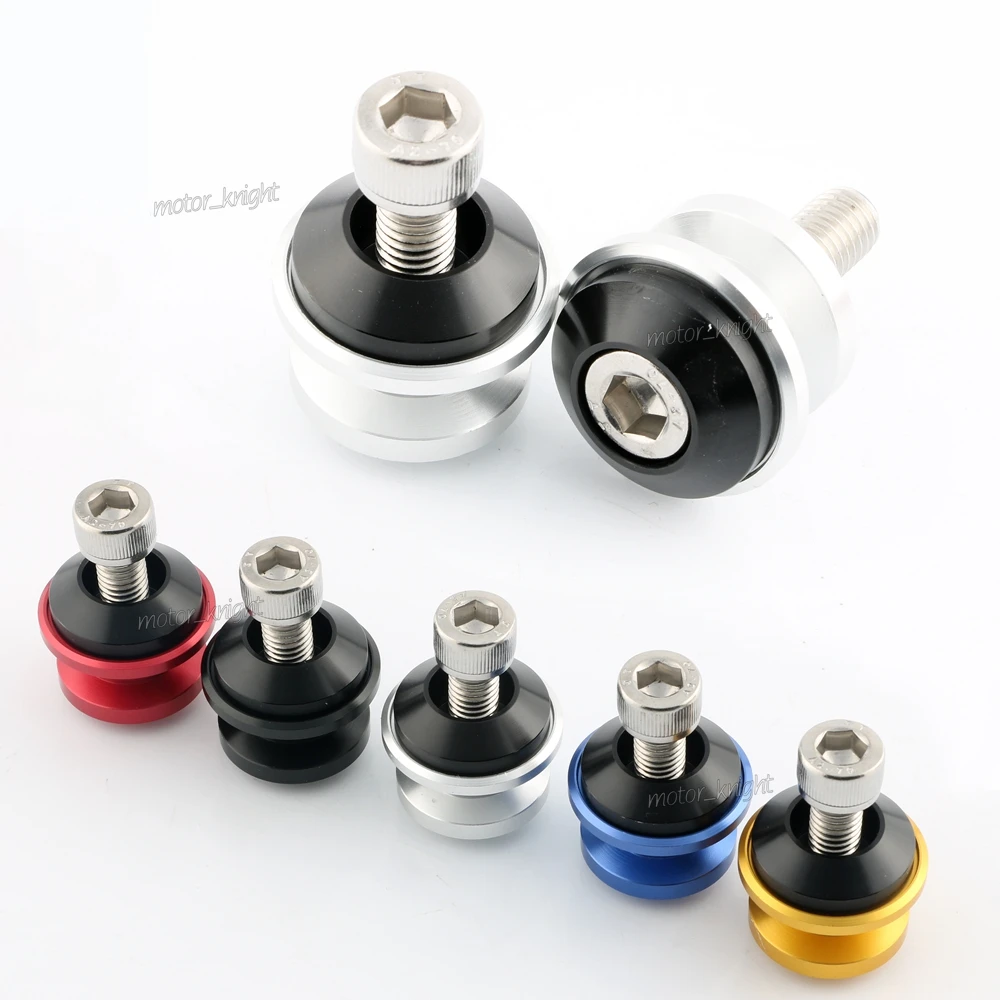 CNC Swingarm Spools Sliders 10mm Mount Hole For Kawasaki Ninja250 300 650R/Z300 Z250SL Z750/R Z1000 ER-6F/ER-6N Versys1000 650
CNC Swingarm Spools Sliders 10mm Mount Hole For Kawasaki Ninja250 300 650R/Z300 Z250SL Z750/R Z1000 ER-6F/ER-6N Versys1000 650