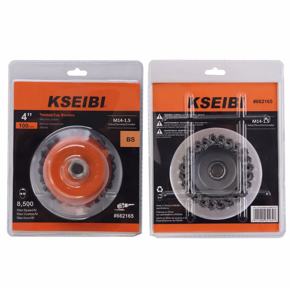 KSEIBI 662150 3Inch (75 mm) Twisted Knot Cup Brushes Wheels Grinding Metalwork Cleaner
KSEIBI 662150 3Inch (75 mm) Twisted Knot Cup Brushes Wheels Grinding Metalwork Cleaner