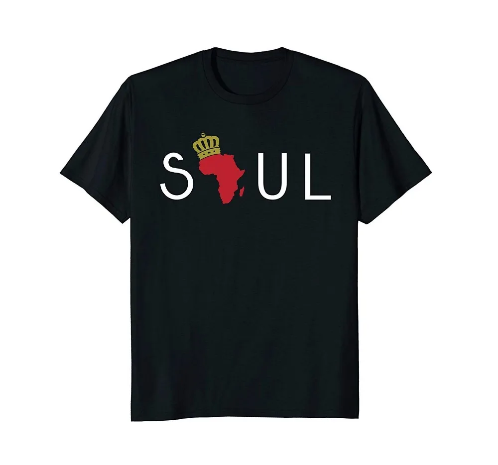 Soul: афроамериканская футболка для мужчин, мода 2019, повседневная приталенная брендовая одежда, спортивные футболки
Soul: афроамериканская футболка для мужчин, мода 2019, повседневная приталенная брендовая одежда, спортивные футболки