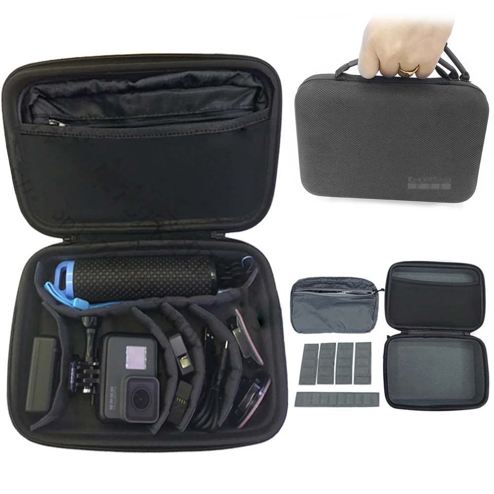 TUYU GoPro Waterproof Storage Case Box Portable Protective Shockproof For Gopro Hero8 7 6 5 xiaomi Yi Action Camera & Accessorie
TUYU GoPro Waterproof Storage Case Box Portable Protective Shockproof For Gopro Hero8 7 6 5 xiaomi Yi Action Camera & Accessorie