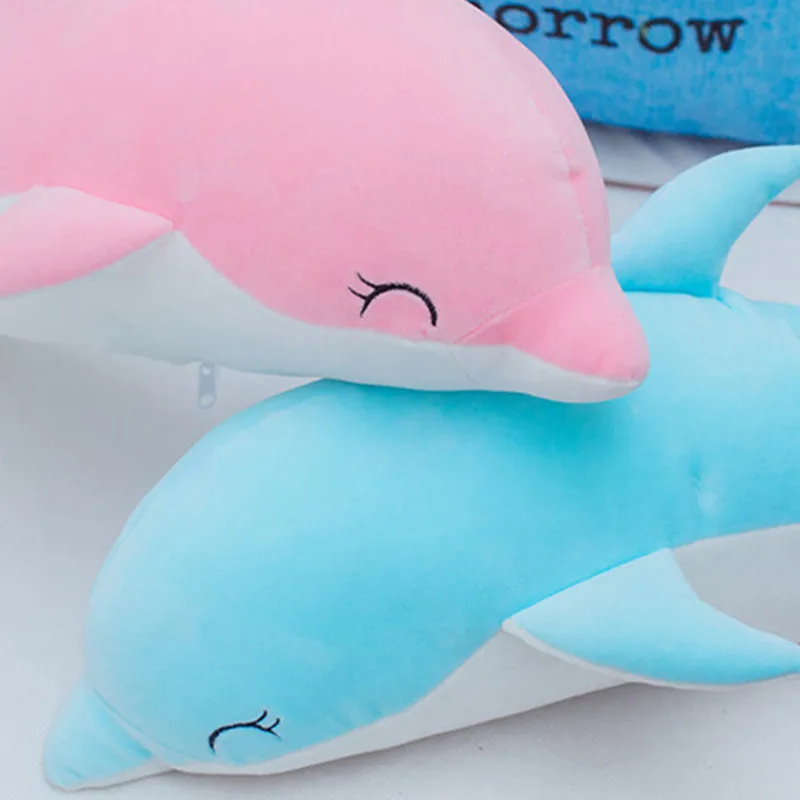 New Arrived Dolphins Plush Toy Dolphin Soft Stuffed Toy Pink and Blue Color 65cm 85cm 110cm Gift For Girls And Kids Birthday
New Arrived Dolphins Plush Toy Dolphin Soft Stuffed Toy Pink and Blue Color 65cm 85cm 110cm Gift For Girls And Kids Birthday