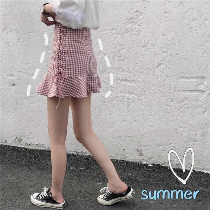 2018 Summer New Fashion Women's Clothing Plus Size High Waist Skirt Loose Wild Bandages Lattice Flounces Female Skirts YZH195
2018 Summer New Fashion Women's Clothing Plus Size High Waist Skirt Loose Wild Bandages Lattice Flounces Female Skirts YZH195