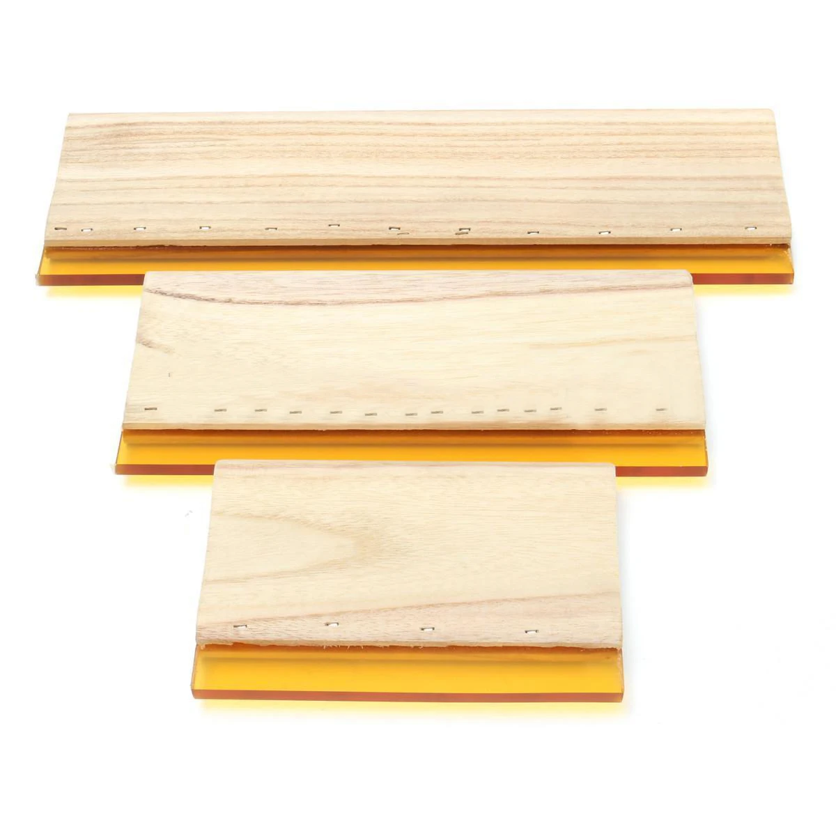 3pcs/lot Wearproof Silk Screen Printing Squeegees Blade Wooden Handle Ink Scraper Scratch Board Tools 16cm 24cm 33cm
3pcs/lot Wearproof Silk Screen Printing Squeegees Blade Wooden Handle Ink Scraper Scratch Board Tools 16cm 24cm 33cm