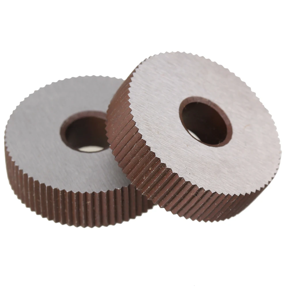 2Pcs Gear Hob Strength 0.5mm Wheel knurlStraight grain HSS Wheel Knife Knurled Machine Tools Accessories Lathe Embossing Wheel
2Pcs Gear Hob Strength 0.5mm Wheel knurlStraight grain HSS Wheel Knife Knurled Machine Tools Accessories Lathe Embossing Wheel
