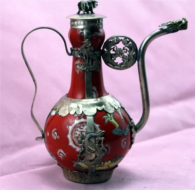 design silver tibet silver 19th unique design antique monkey dragon phoenix teapot;TBW-0031 tools wedding Brassroom
design silver tibet silver 19th unique design antique monkey dragon phoenix teapot;TBW-0031 tools wedding Brassroom
