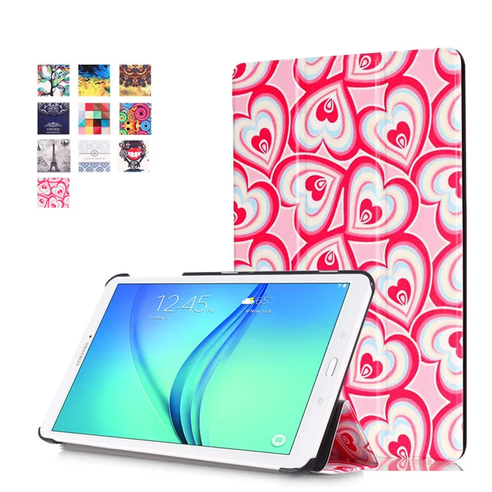 Чехол-подставка из искусственной кожи для samsung Galaxy Tab E 9 6 T560 T561 SM-T560 T565 T567V