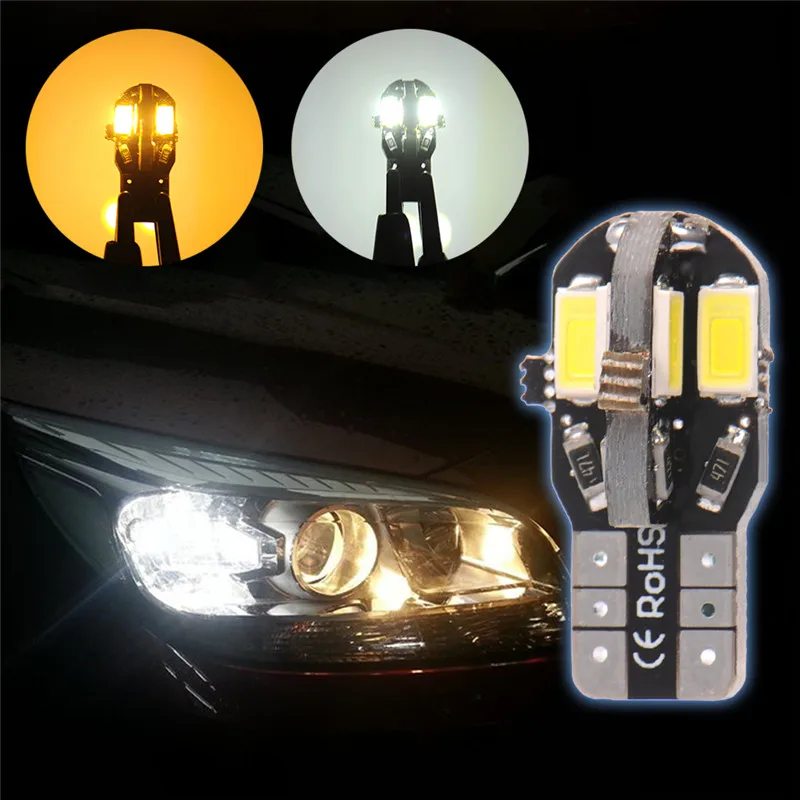 4PCS Led T10 W5W 194 SMD Led Bulb Show Wide Lights T10 8 Smd 5630 5730 LED Car Light NO OBC ERROR
4PCS Led T10 W5W 194 SMD Led Bulb Show Wide Lights T10 8 Smd 5630 5730 LED Car Light NO OBC ERROR