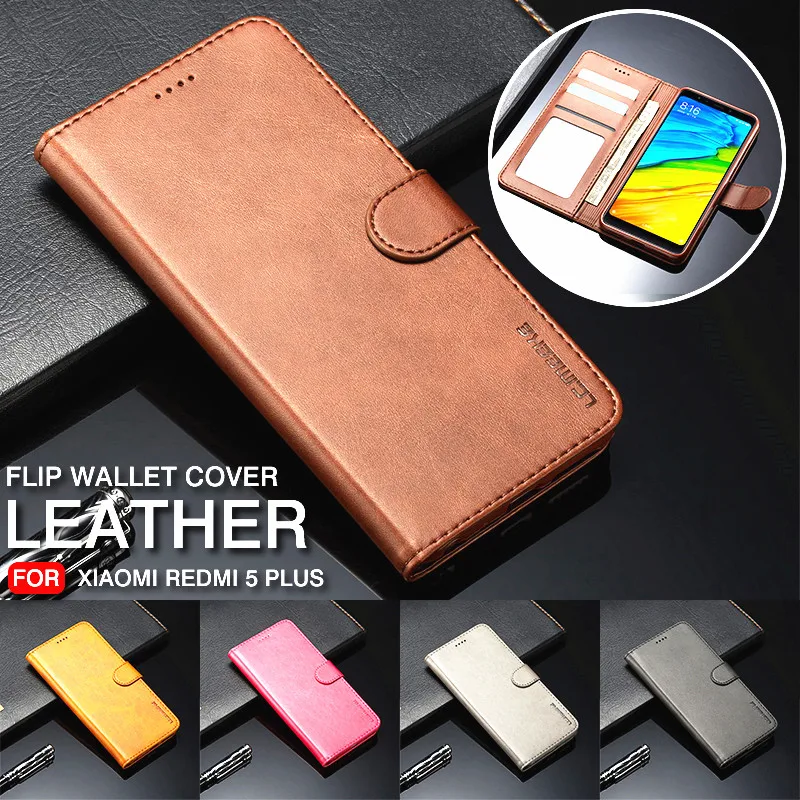 Роскошный кожаный флип кошелек в стиле ретро для XiaoMi RedMi 5 Plus 5A 4A 4X чехол телефона с