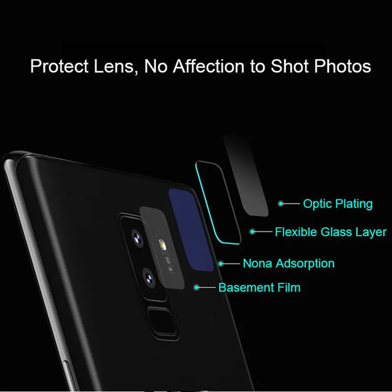 Новая 1/2 шт Защитная пленка для объектива камеры Samsung Galaxy Note 8 S9 plus Edge из