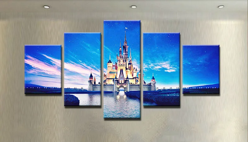 Fashion Wall Pictures 5 Pieces For Living Room Cuadros Nordic Castle Decoration New Wall Art Canvas Painting Picture Poster
Fashion Wall Pictures 5 Pieces For Living Room Cuadros Nordic Castle Decoration New Wall Art Canvas Painting Picture Poster