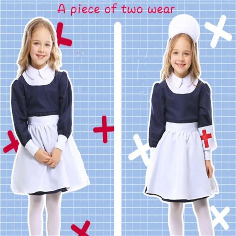 Фото Детские платья на Хэллоуин для медсестры костюм детей платье - купить