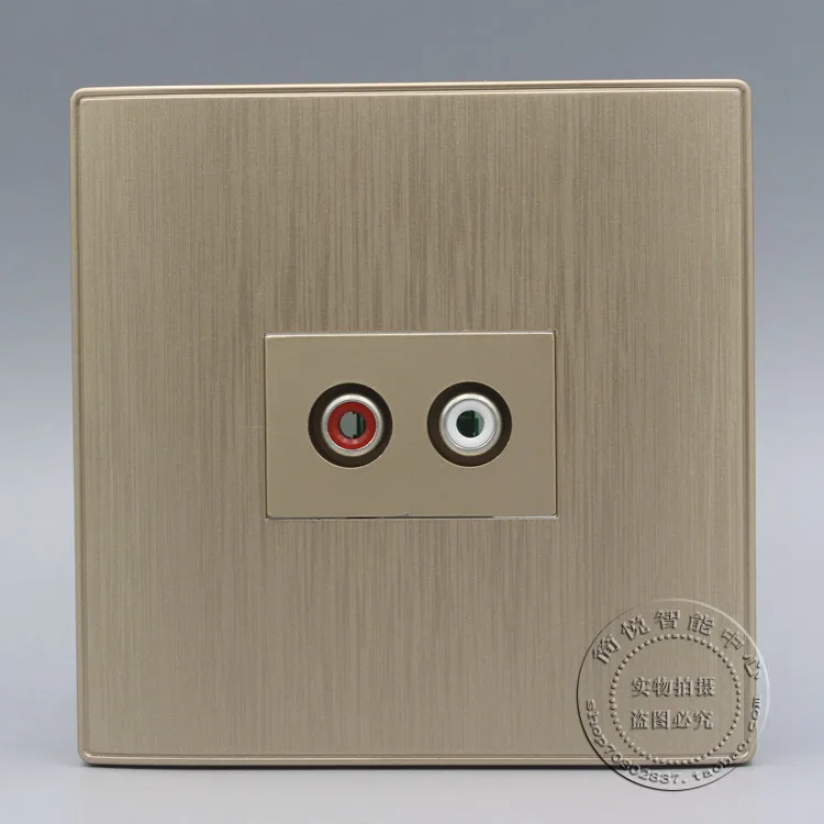 Single Port AV Red White Multimedia Audio Socket Outlet Panel Faceplate Home Adapter
Single Port AV Red White Multimedia Audio Socket Outlet Panel Faceplate Home Adapter