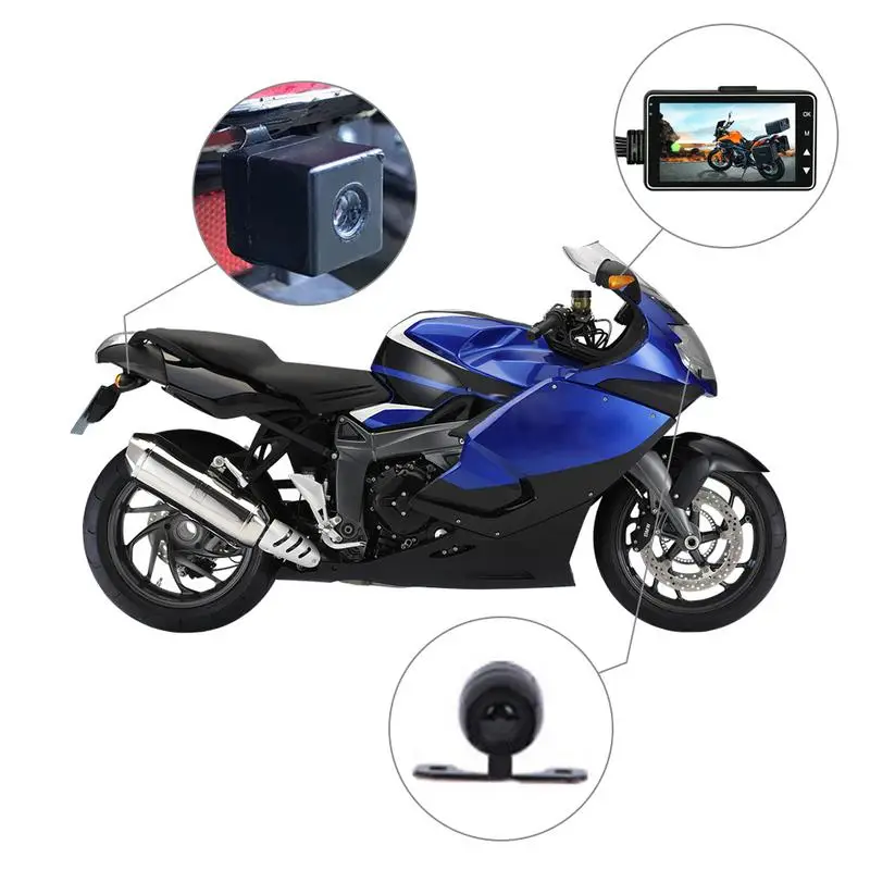 KY-MT18 Motorcycle Camera DVR Motor Dash Cam With Special Dual-track Front Rear Recorder Motorbike Electronics Black Box
KY-MT18 Motorcycle Camera DVR Motor Dash Cam With Special Dual-track Front Rear Recorder Motorbike Electronics Black Box