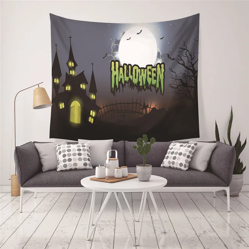 Creative Halloween Wall Tapestry Cartoon Home Decor Hanging Painting Cat Bat Pumpkin Wall Hanging Tapestry 150*200CM
Creative Halloween Wall Tapestry Cartoon Home Decor Hanging Painting Cat Bat Pumpkin Wall Hanging Tapestry 150*200CM