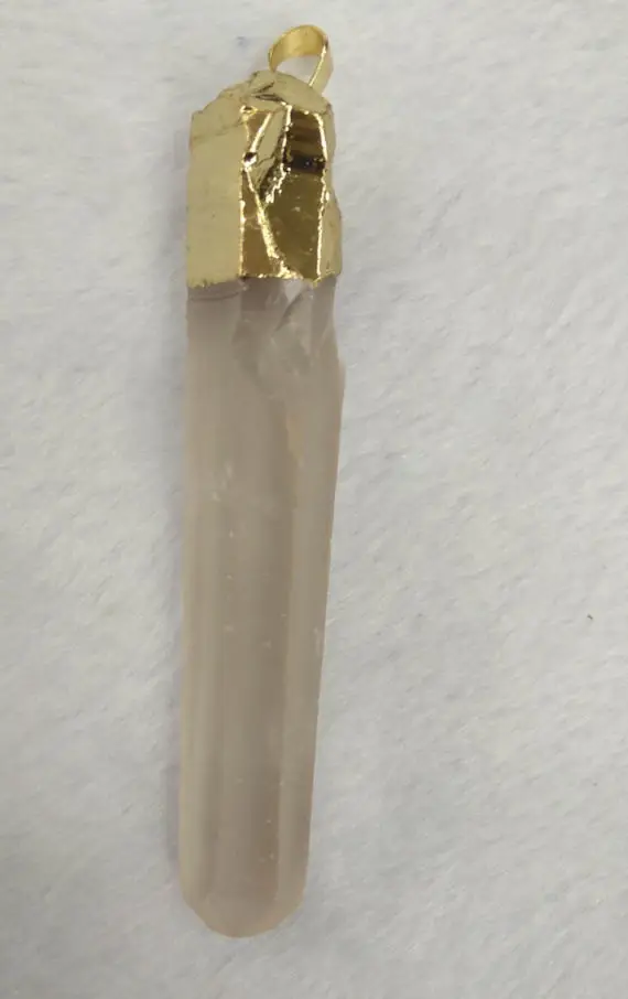 10% Off Sale.. 6pcs 25-60mm POINT Pendant, Crystal Quartz Point Charm, 24k Gold Electroplated clear white brown pink rock pendan
10% Off Sale.. 6pcs 25-60mm POINT Pendant, Crystal Quartz Point Charm, 24k Gold Electroplated clear white brown pink rock pendan